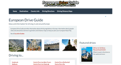 Desktop Screenshot of europeandriveguide.com